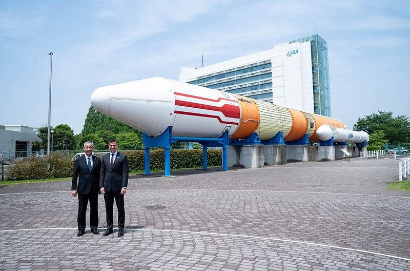 El presidente Santiago Peña se reunió con el titular de Jaxa