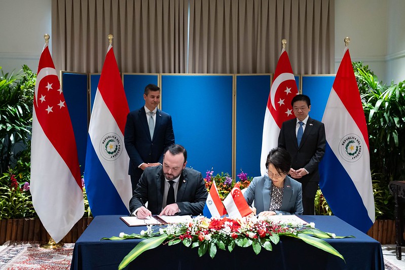El presidente Santiago Peña anunció la firma de un acuerdo histórico con la República de Singapur para impulsar la cooperación en proyectos de créditos de carbono