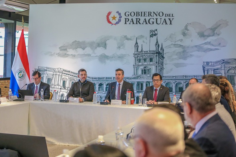 Reunión de Gabinete Social encabezado por el presidente Santiago Peña