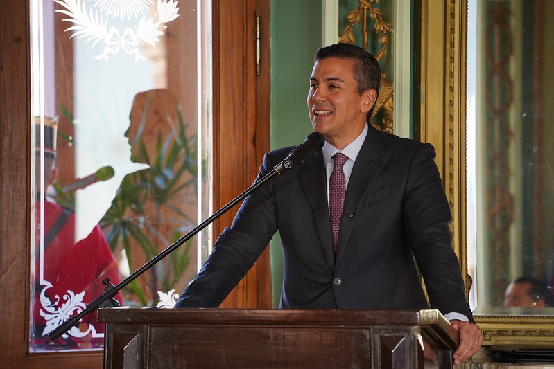 Acto de firma del Contrato del Proyecto de Construcción de la Línea de Transmisión 220 kV Villa Hayes – Concepción – Pozo Colorado – Loma Plata y la Subestación Pozo Colorado en 220 ...
