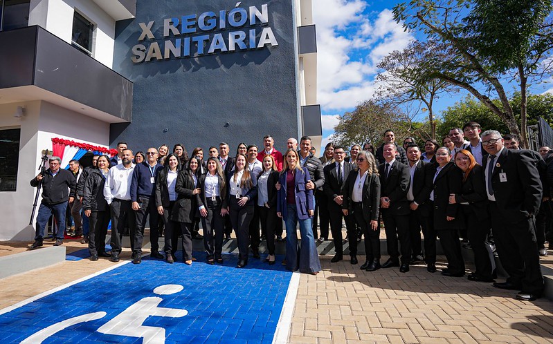 El presidente Santiago Peña habilitó oficialmente la X Región Sanitaria