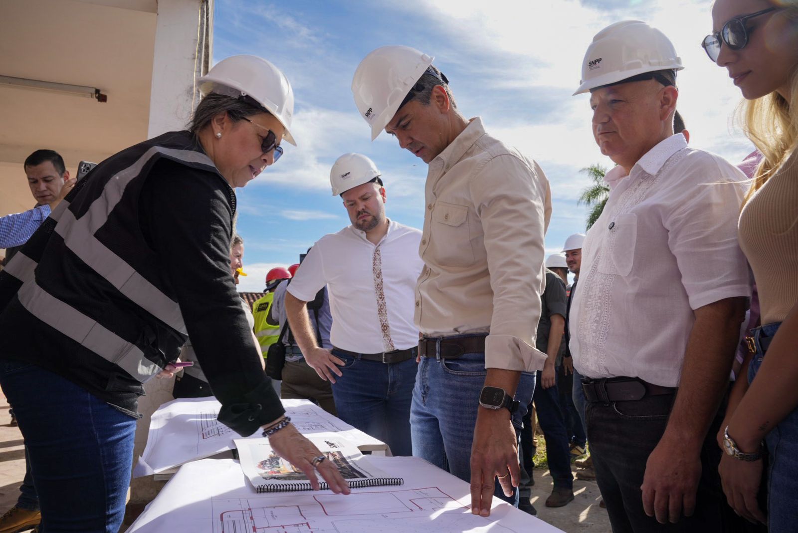 Presidente Peña verificó obras edilicias en el SNPP Regional Ñeembucú