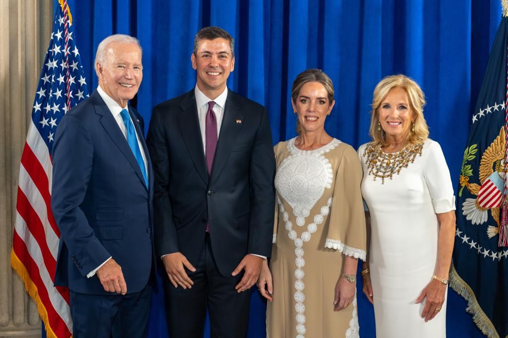 El Presidente Peña se reunió con sus pares Joe Biden y Nayib Bukele