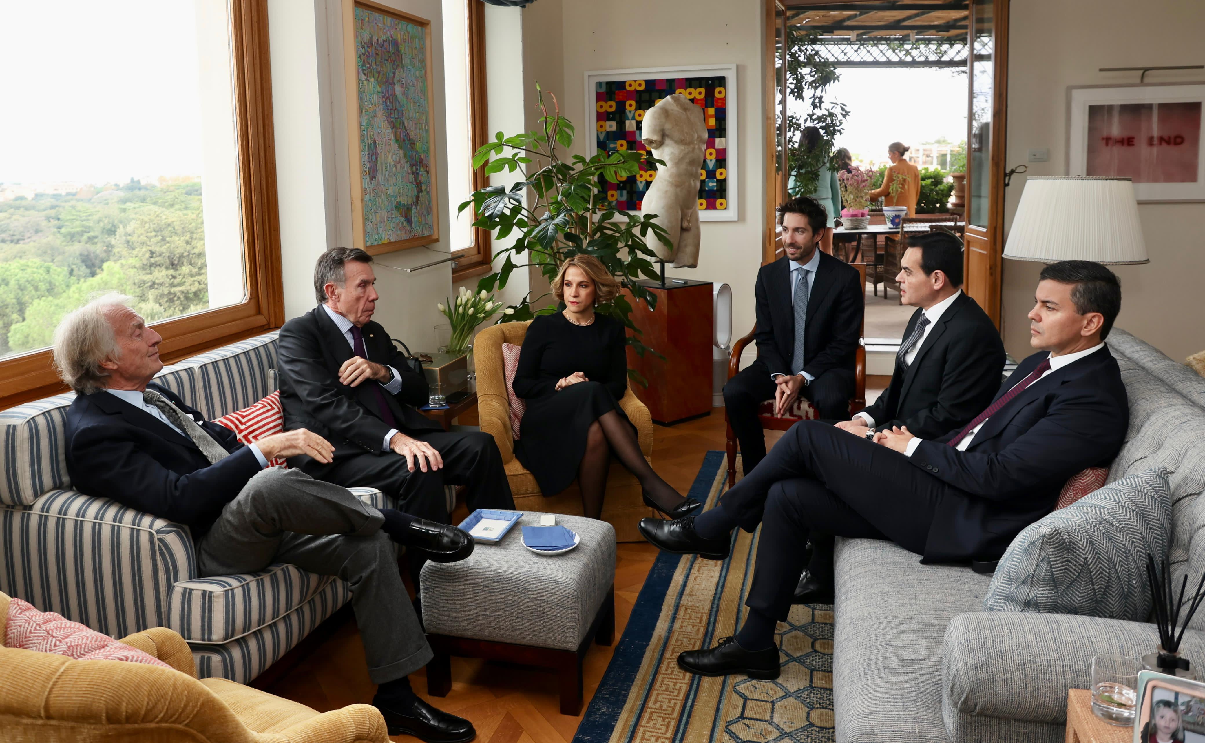 Presidente Peña continúa con importante agenda en Italia