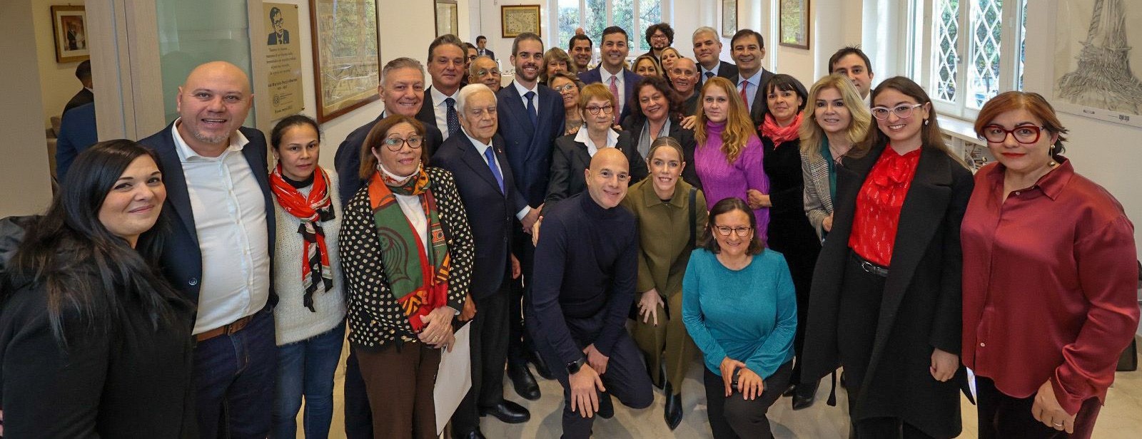 Emotivo encuentro del presidente Peña con paraguayos en Italia