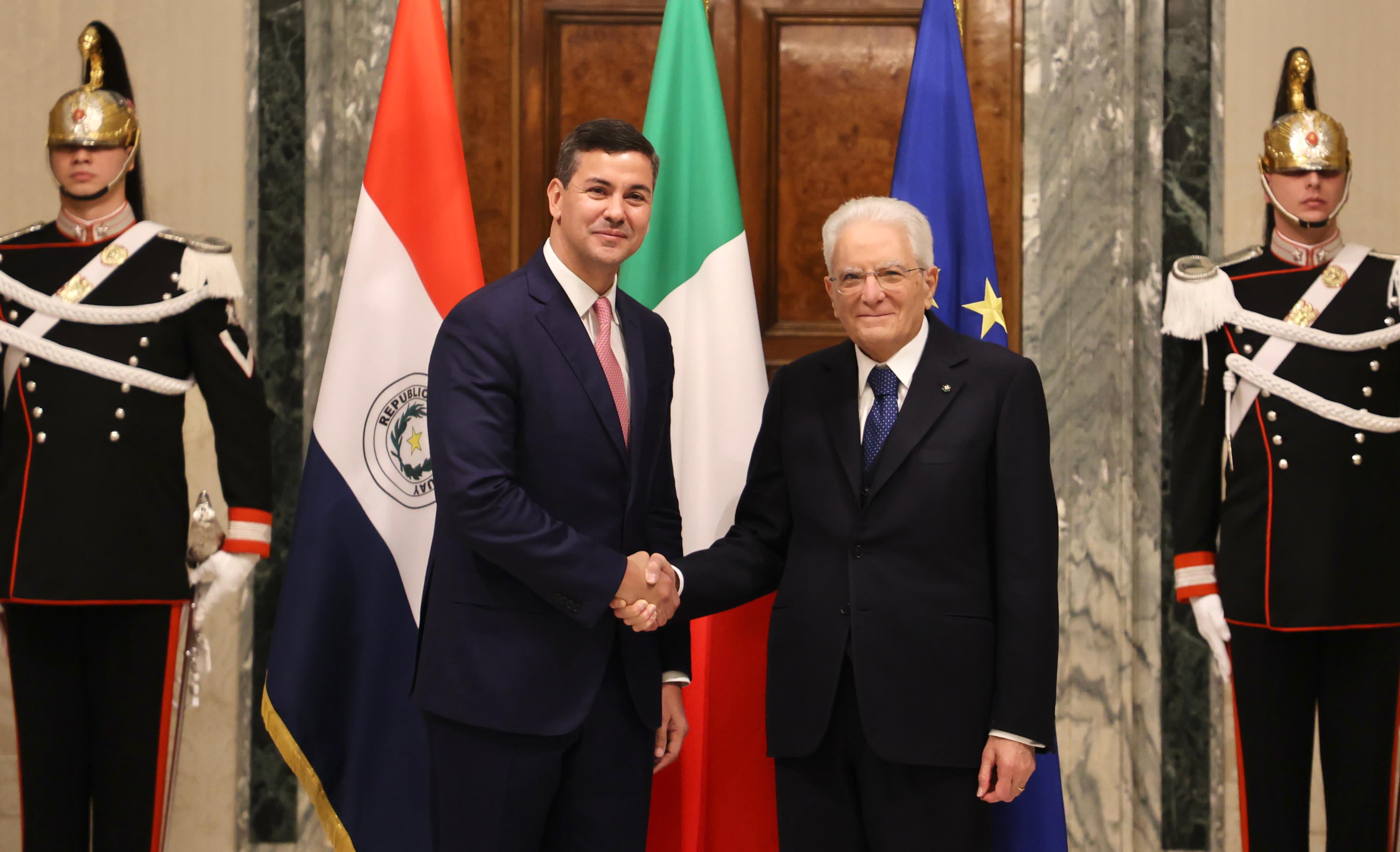 Presidente Peña insta a que Paraguay e Italia sean claves para la integración