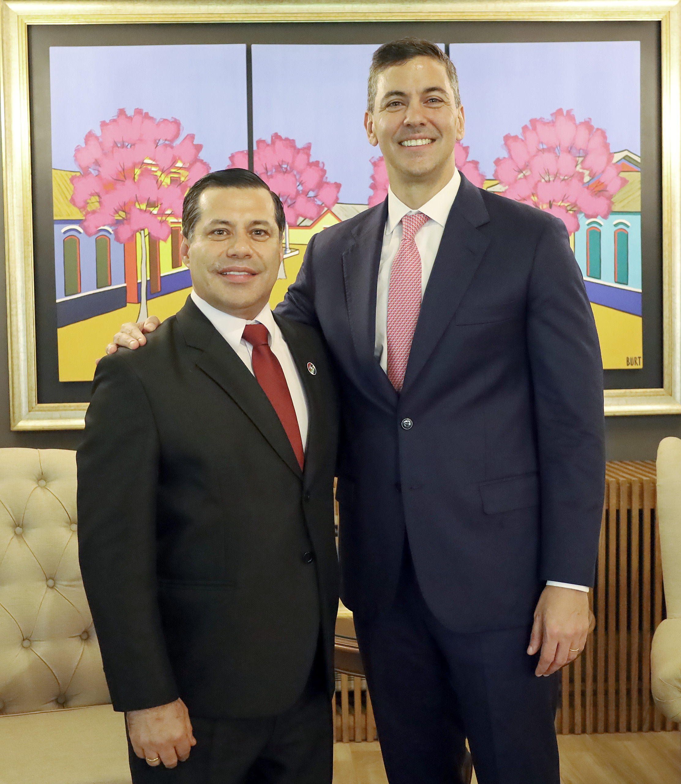 Presidente Peña y titular de la ANDE analizan inversiones en el sistema eléctrico Presidente Peña y titular de la ANDE analizan inversiones en el sistema eléctrico