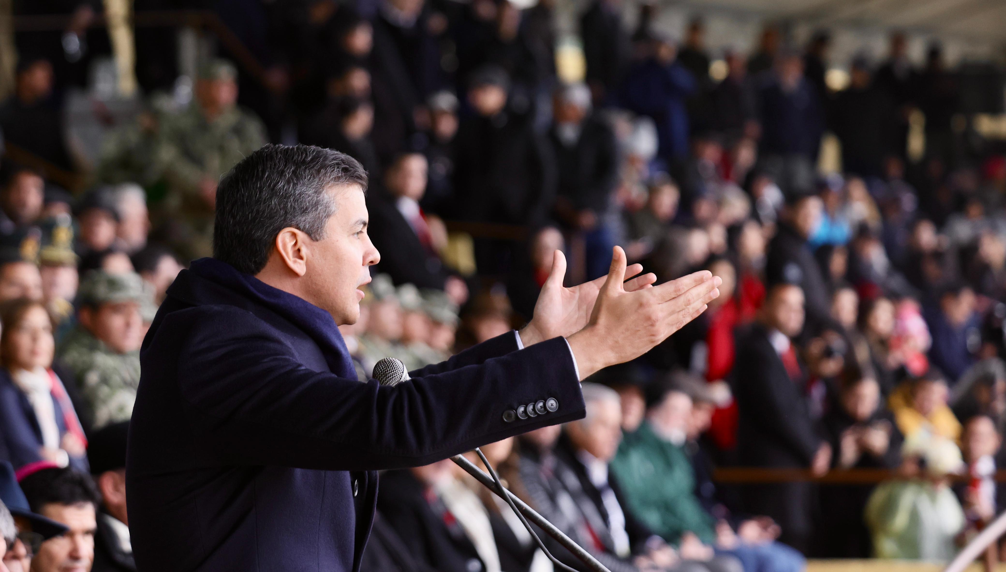 Presidente Santiago Peña destaca el potencial económico de Paraguay en la inauguración de la Expo 2024 Presidente Santiago Peña destaca el potencial económico de Paraguay en la inauguración de la Expo 2024