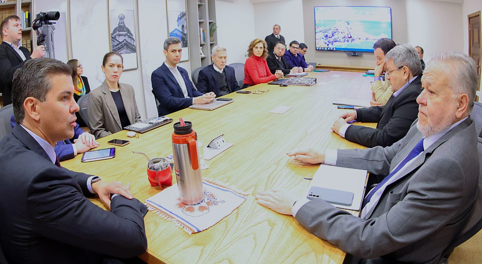 Presidente Peña enfatiza la atención en salud y el régimen de pensiones de IPS