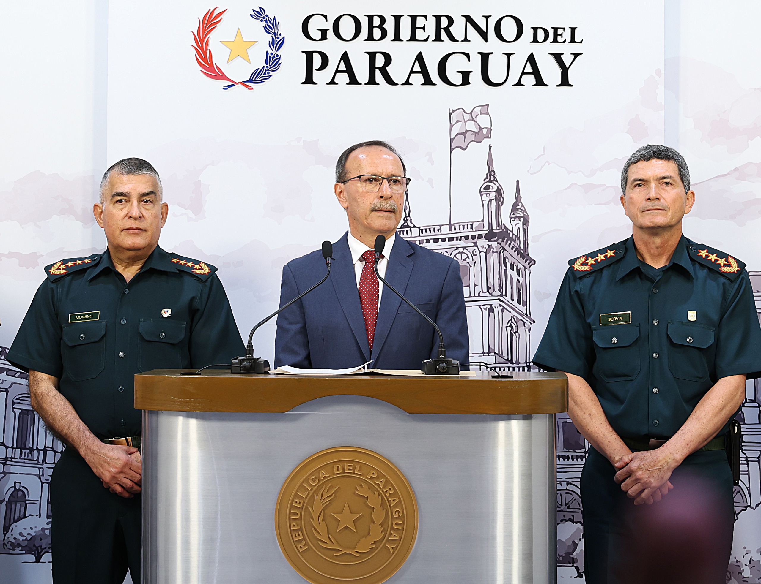 Presidente Santiago Peña fortalece el combate al crimen organizado