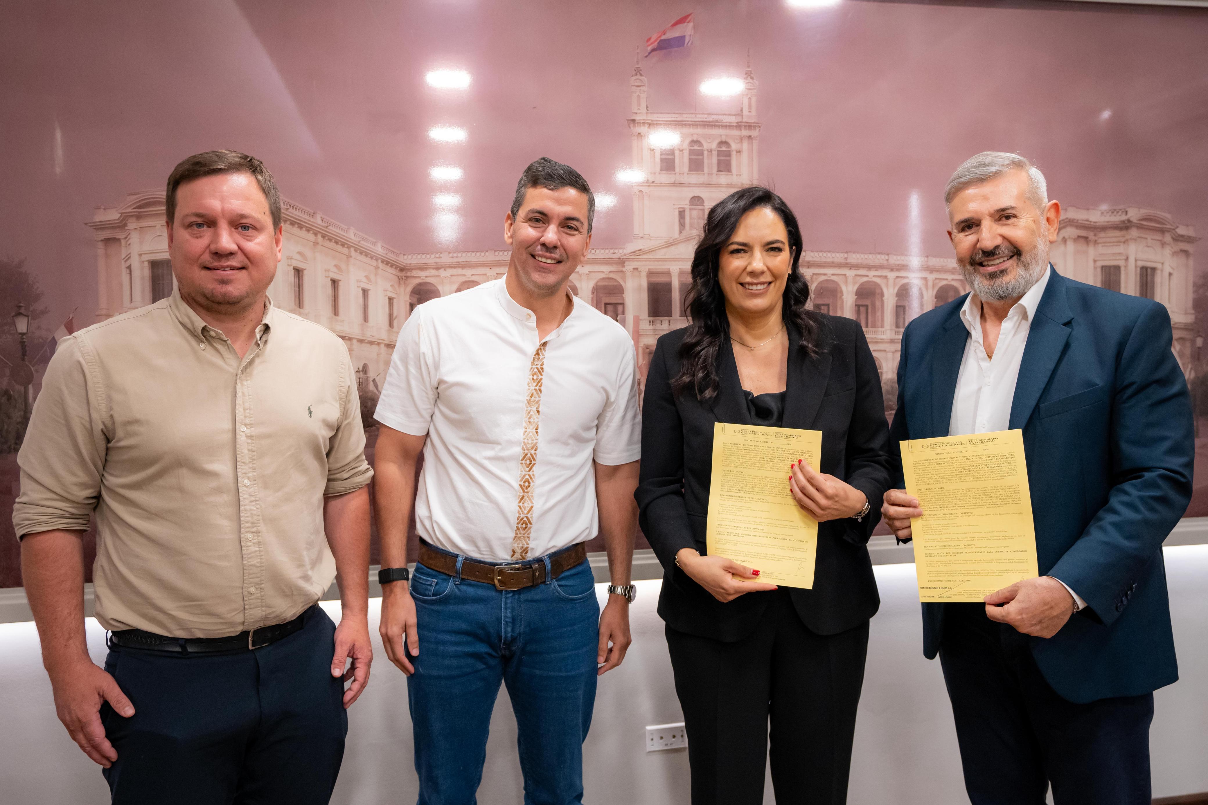 Presidente Peña firma contrato histórico para impulsar el desarrollo de Itapúa