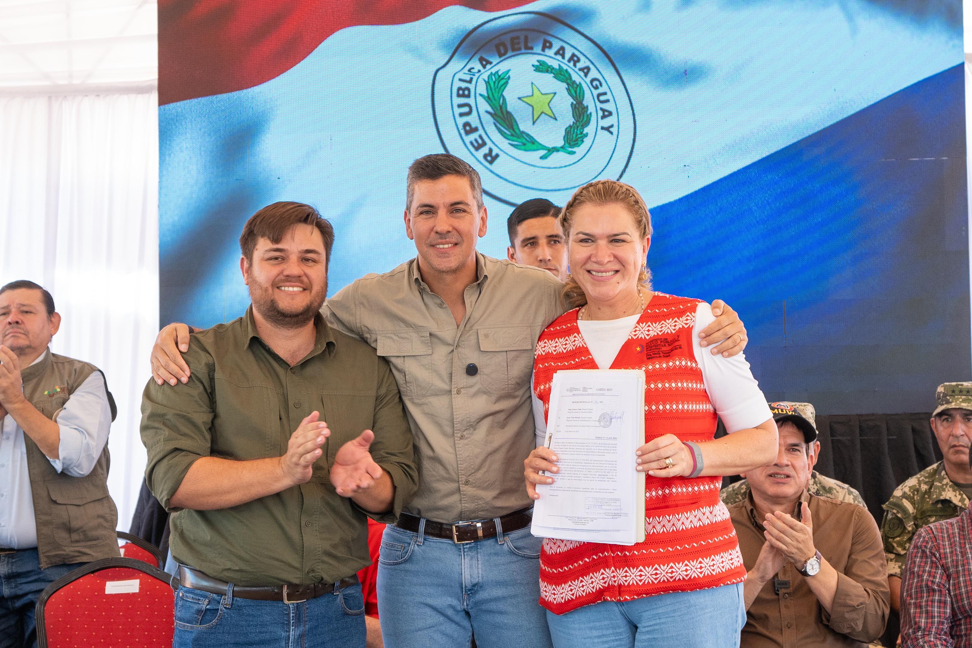 Presidente Peña anuncia construcción de gran hospital en Mariscal Estigarribia