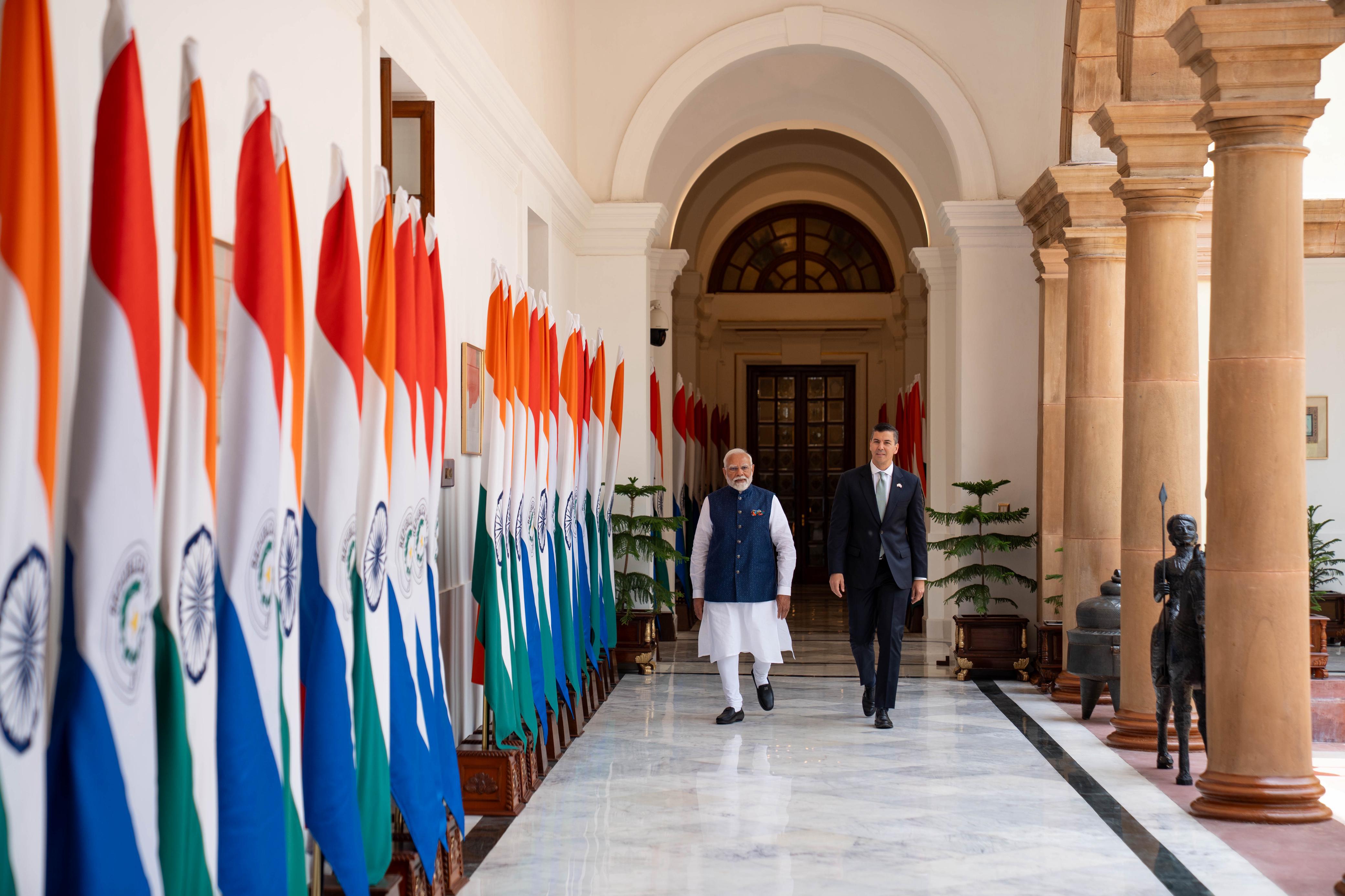 Presidente Peña se reúne con el Primer Ministro de la India y afianza relaciones bilaterales