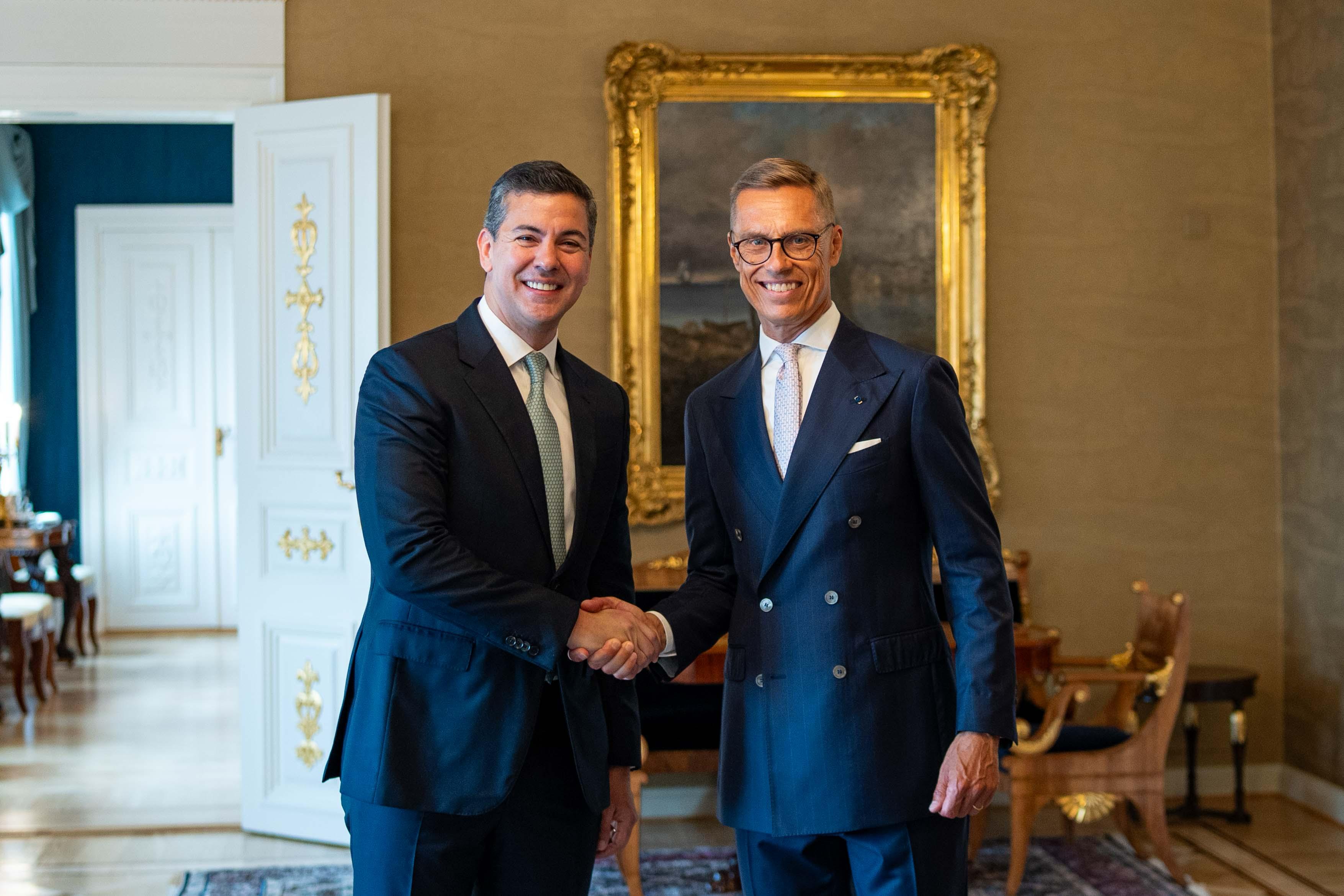 Encuentro entre el presidente Peña y su par finlandés sienta bases para una cooperación con visión de futuro