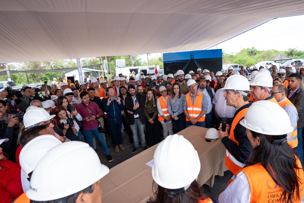 Visita al puente de la Ruta Bioceánica – Distrito de Carmelo Peralta, Departamento de Alto Paraguay. Visita al puente de la Ruta Bioceánica – Distrito de Carmelo Peralta, Departamento de Alto Paraguay.