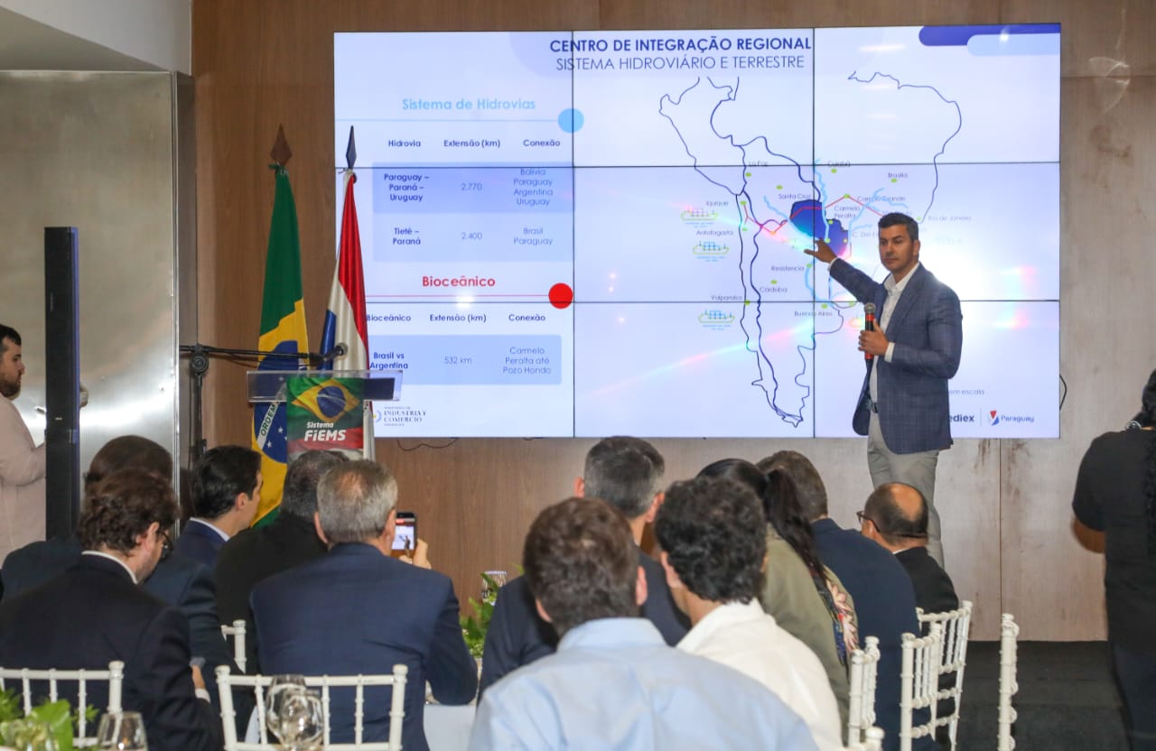 Presidente Peña impulsa integración con empresarios de Mato Grosso do Sul y acuerda cooperación en capacitación laboral