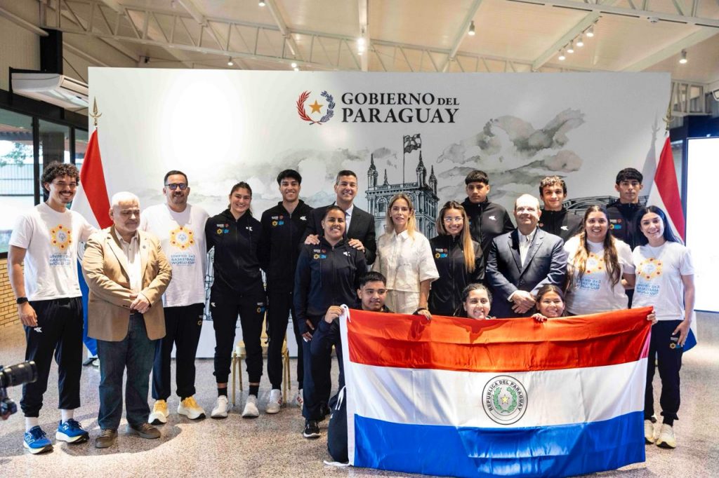 Presidente Peña abanderó a la Delegación Paraguaya rumbo a la Copa Mundial Unificada 3×3