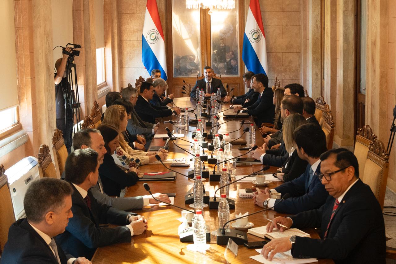 Reunión del Consejo de Ministros en el Palacio de López
