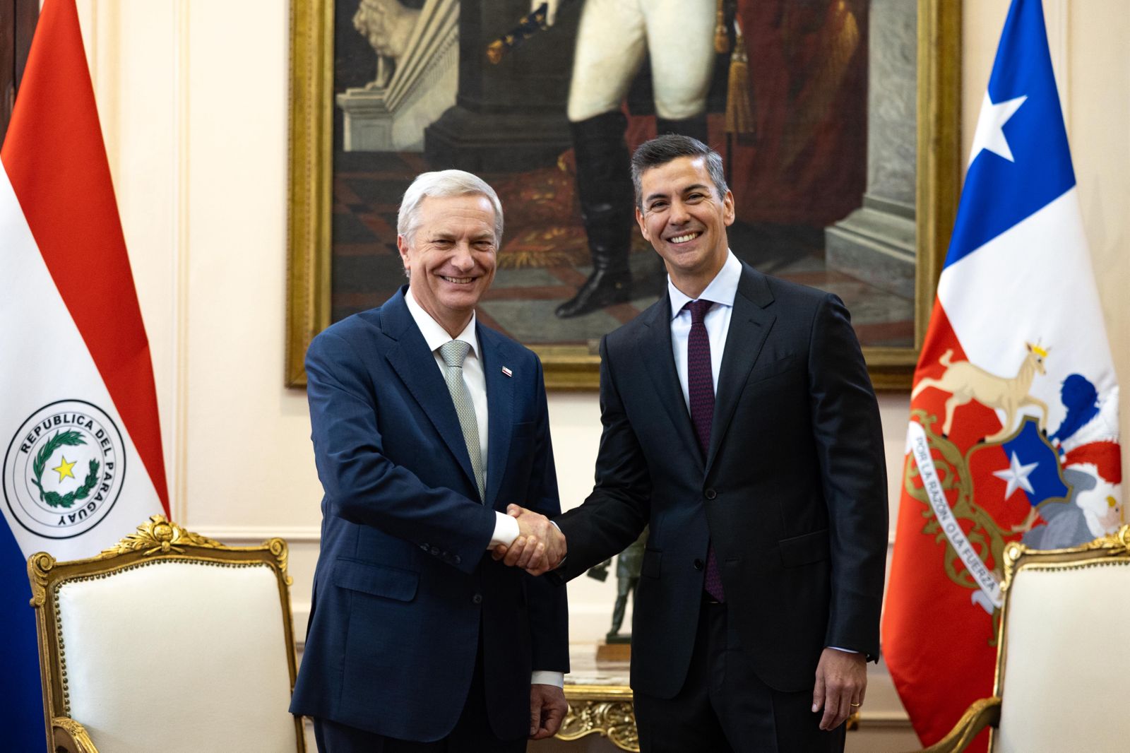 El Presidente Peña recibe al Presidente de Chile, José Antonio Kast, en visita oficial al Paraguay El Presidente Peña recibe al Presidente de Chile, José Antonio Kast, en visita oficial al Paraguay